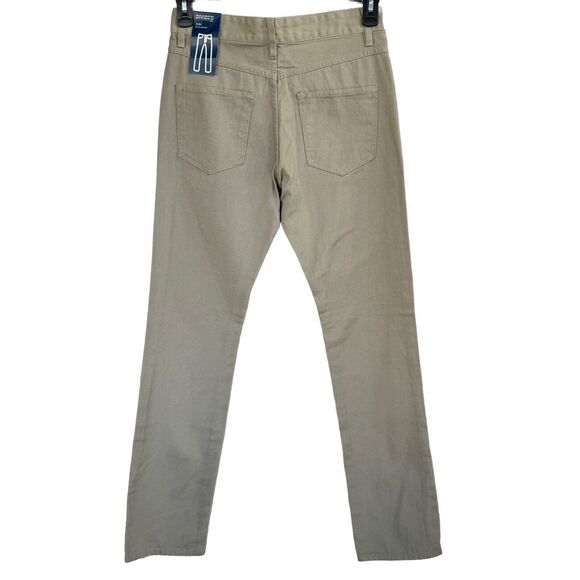Divided by H&M SZ 28 Mens Slim Jeans Button-Fly Straight Leg Pockets Tan Beige - Picture 3 of 8
